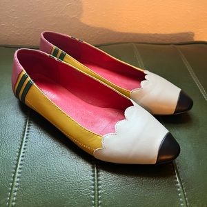Jeffrey Campbell size 8.5- Pencil Me In Flats (leather)